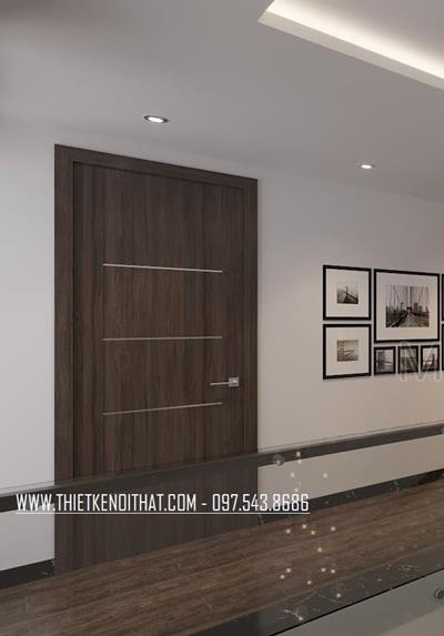  Cửa gỗ tự nhiên tại biệt thự ECOPARK